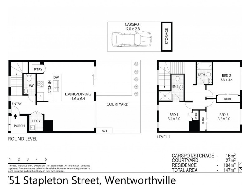 1/51 Stapleton Street, Wentworthville NSW 2145 Floorplan