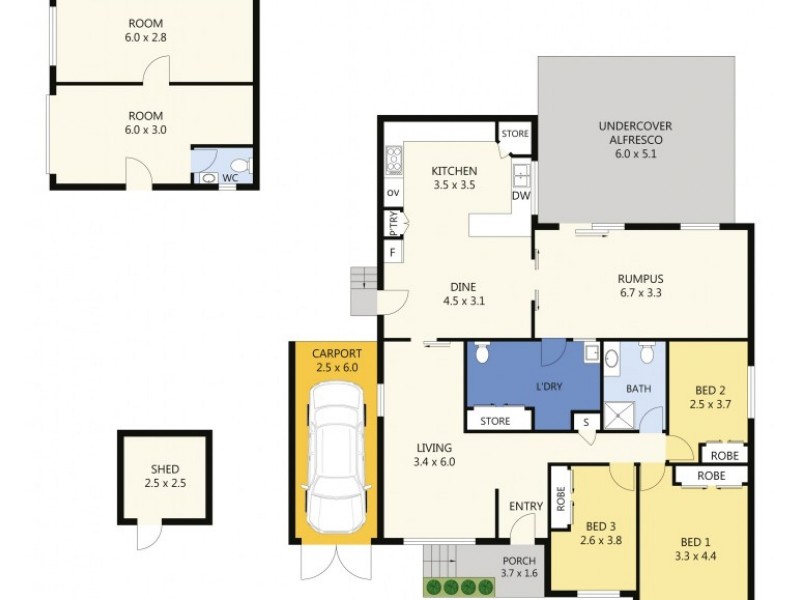 25 Macleay St, Greystanes NSW 2145 Floorplan