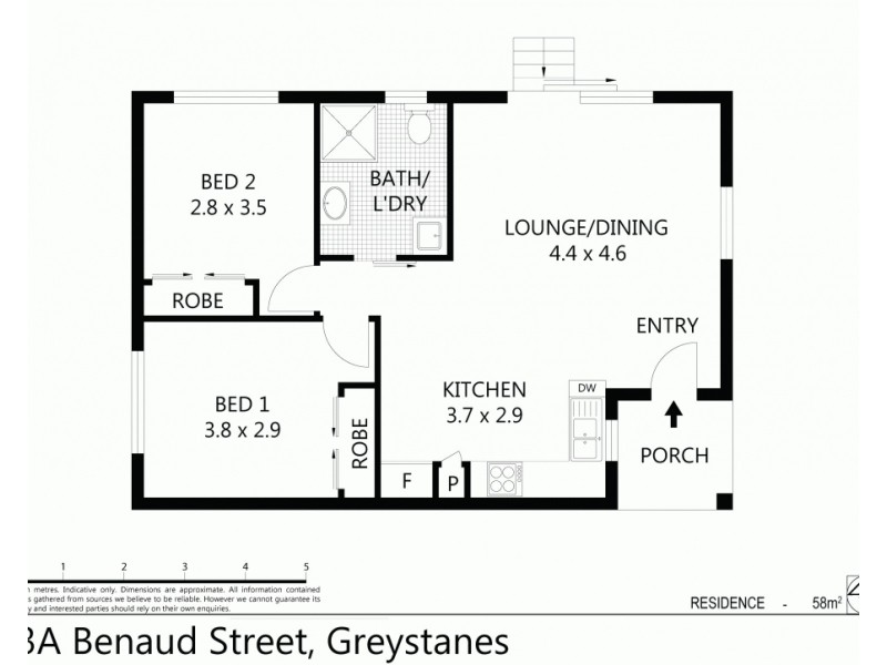 23a Benaud St, Greystanes NSW 2145 Floorplan