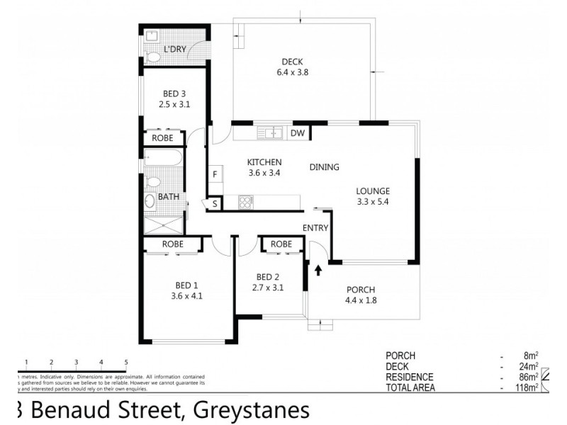 23 Benaud St, Greystanes NSW 2145 Floorplan