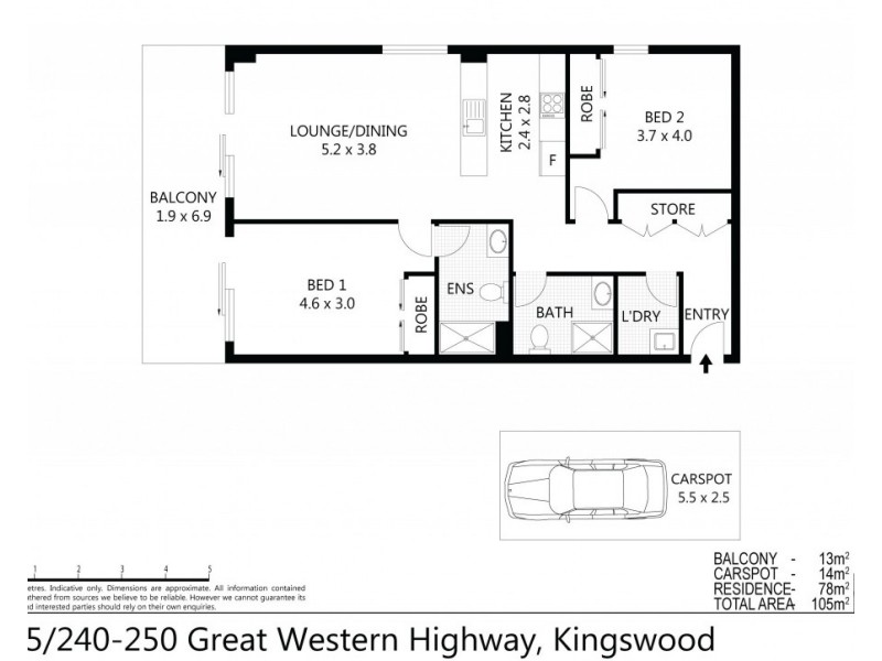 315/240-250 Great Western Highway, Kingswood NSW 2747 Floorplan