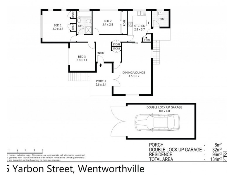 15 Yarbon St, Wentworthville NSW 2145 Floorplan