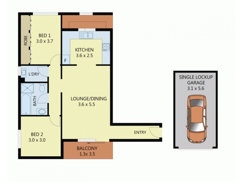 14/25-27 Lane St, Wentworthville NSW 2145 Floorplan