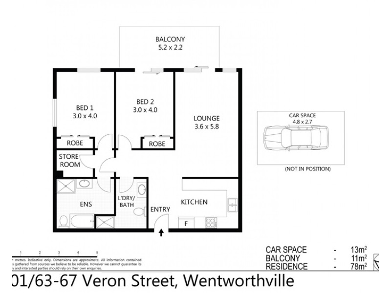 401/63-67 Veron St, Wentworthville NSW 2145 Floorplan
