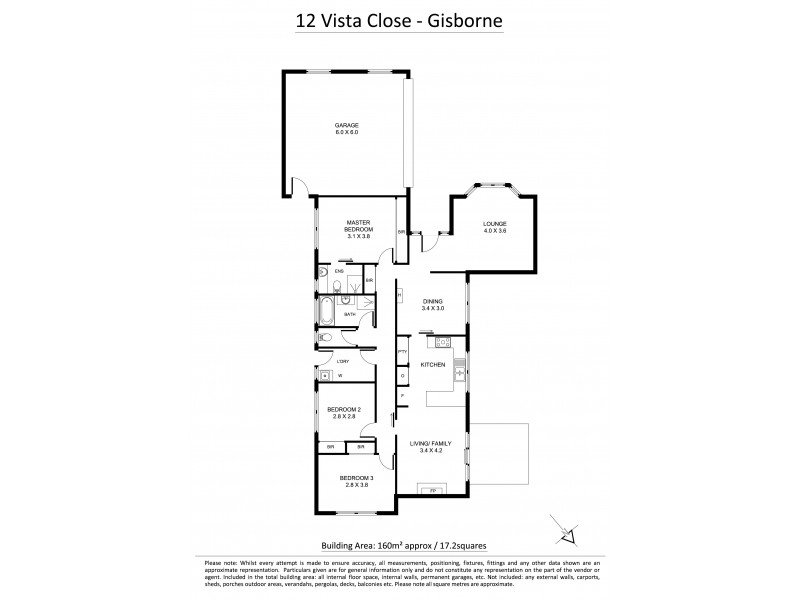 12 Vista Close, Gisborne VIC 3437 Floorplan