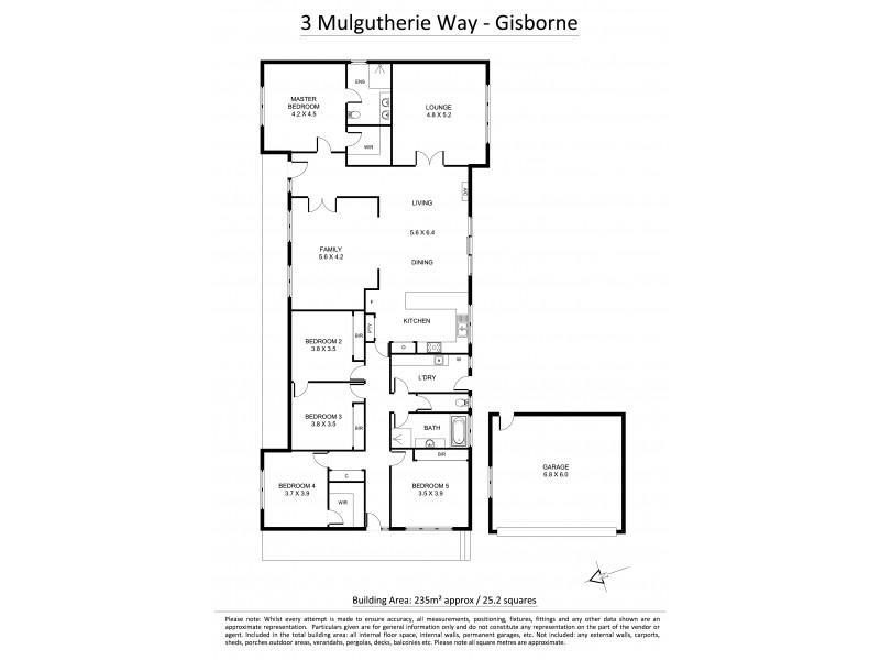 3 Mulgutherie Way, Gisborne VIC 3437 Floorplan