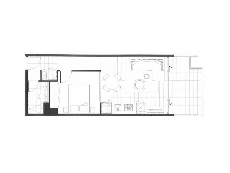 802D/609 Victoria Street, Richmond VIC 3121 Floorplan