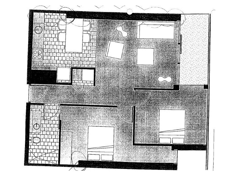 1505/22-24 Jane Bell Lane, Melbourne VIC 3000 Floorplan