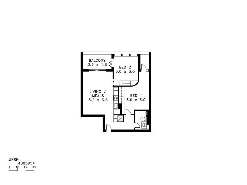 1803/229 Toorak Road, South Yarra VIC 3141 Floorplan