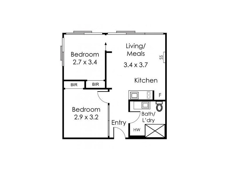 3007/31 A’Beckett Street, Melbourne VIC 3000 Floorplan