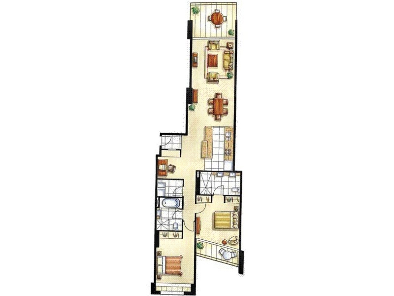 100 Harbour Esplanade, Docklands VIC 3008 Floorplan