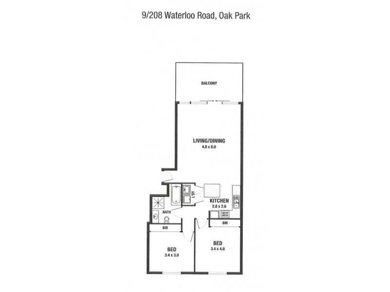 9/208 Waterloo Road, Glenroy VIC 3046 Floorplan