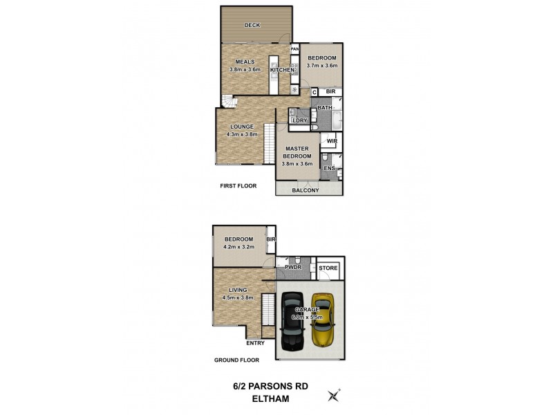 6/2 Parsons Road, Eltham VIC 3095 Floorplan