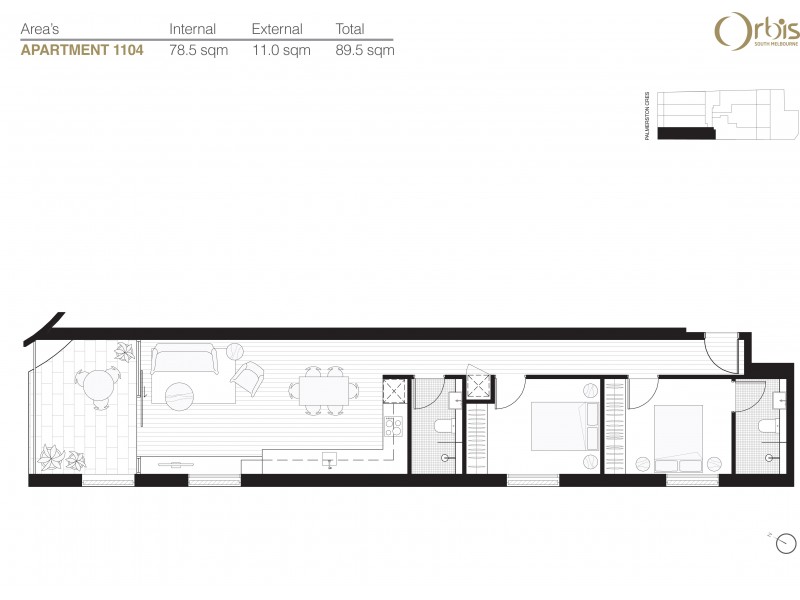 South Melbourne VIC 3205 Floorplan