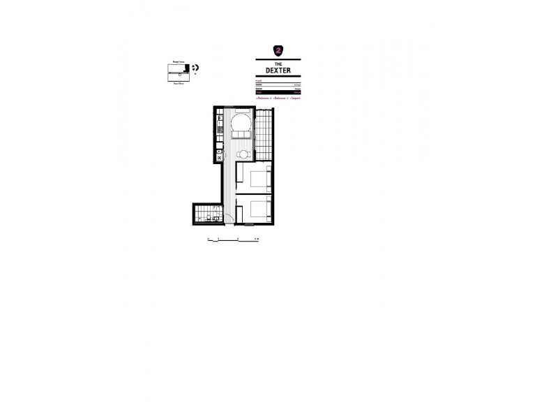 208/5 5 Stawell street, North Melbourne VIC 3051 Floorplan