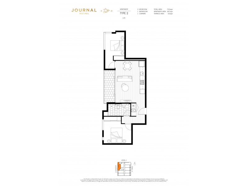 West Melbourne VIC 3003 Floorplan