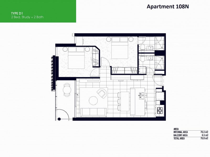 West Melbourne VIC 3003 Floorplan