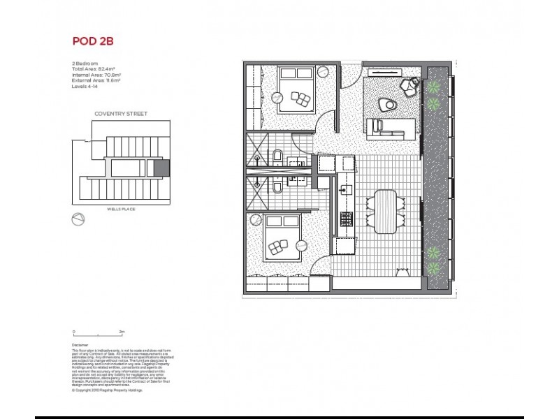 Southbank VIC 3006 Floorplan