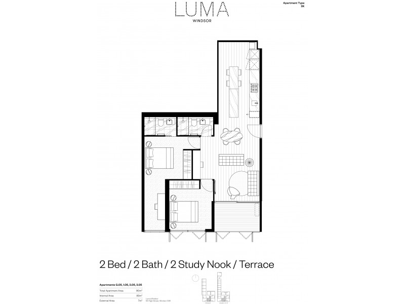 G05/ High street, Windsor VIC 3181 Floorplan