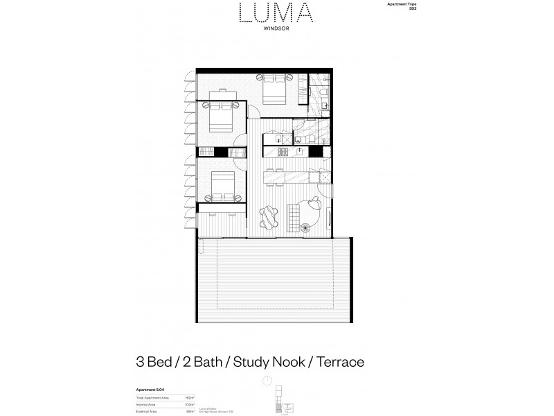504/ High street, Windsor VIC 3181 Floorplan