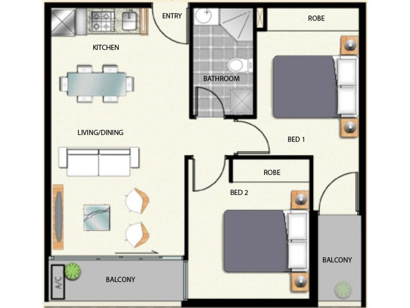 810/380 Little Lonsdale Street, Melbourne VIC 3000 Floorplan