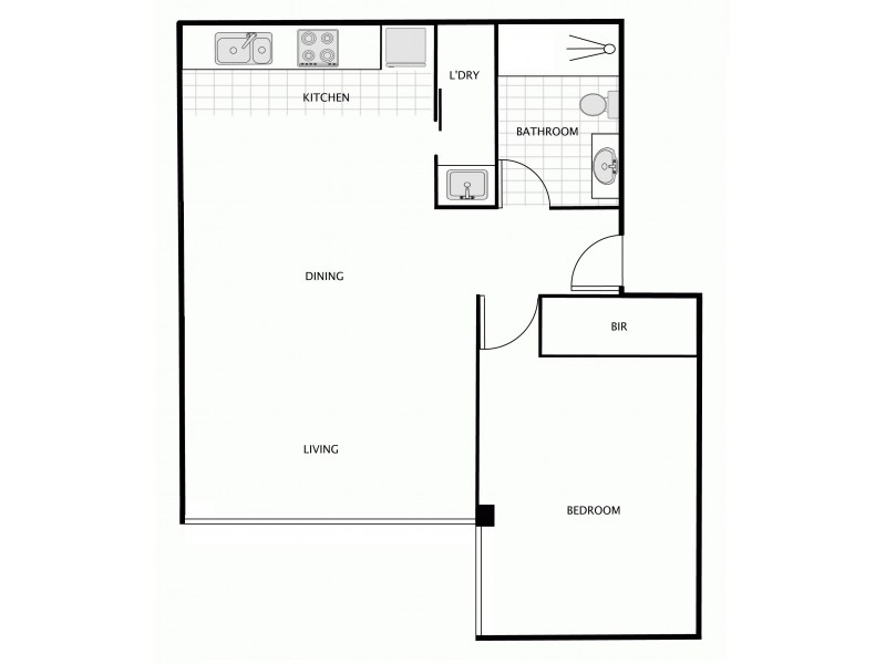 702/28 Wills Street, Melbourne VIC 3000 Floorplan