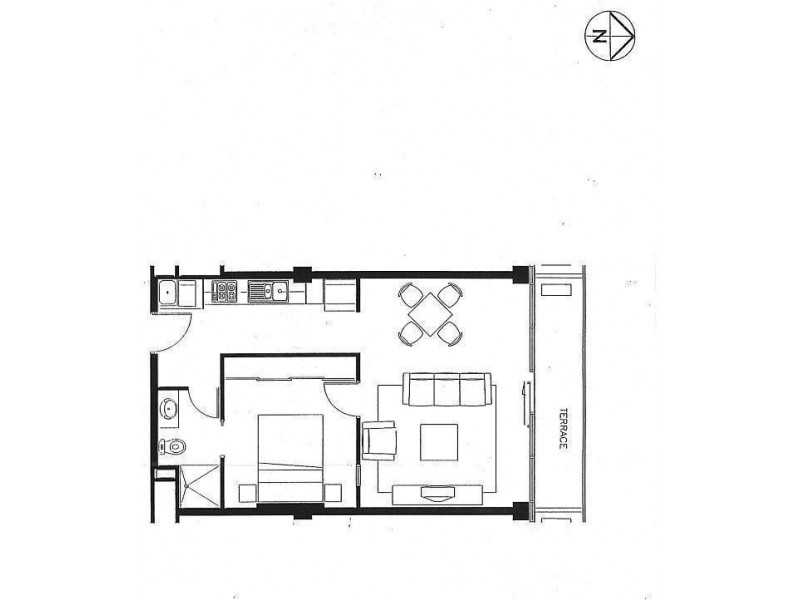 1803/25-33 Wills Street, Melbourne VIC 3000 Floorplan