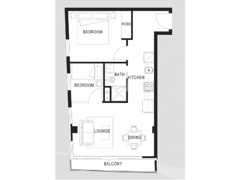 2605/8 Exploration Lane, Melbourne VIC 3000 Floorplan