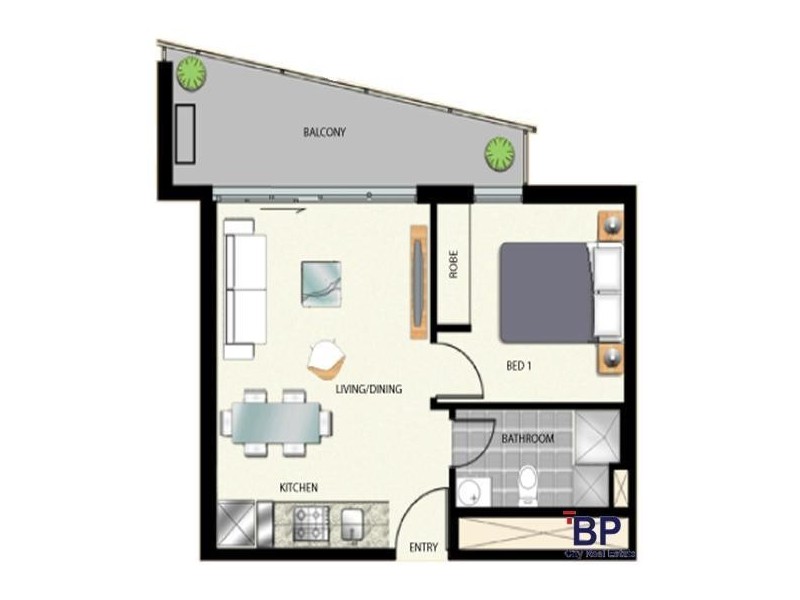 2404/380 Little Lonsdale Street, Melbourne VIC 3000 Floorplan