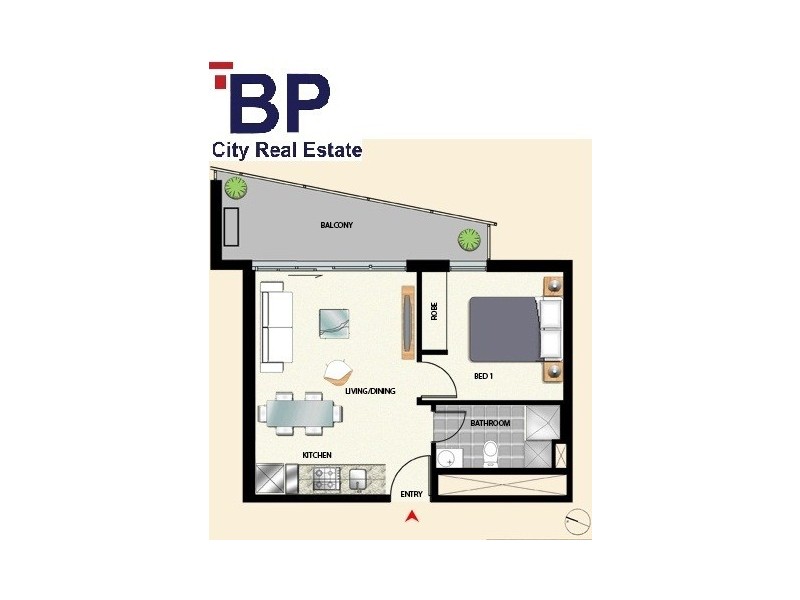 1804/380 Little Lonsdale Street, Melbourne VIC 3000 Floorplan