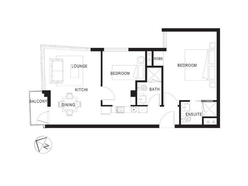 506/8 Exploration Lane, Melbourne VIC 3000 Floorplan