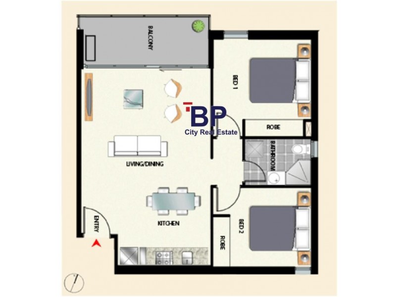 2002/380 Little Lonsdale Street, Melbourne VIC 3000 Floorplan