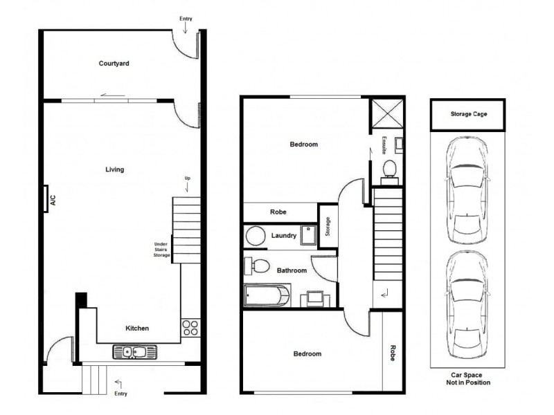 13/1 Villiers Street, North Melbourne VIC 3051 Floorplan