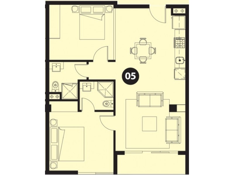 105/8 Exploration Lane, Melbourne VIC 3000 Floorplan