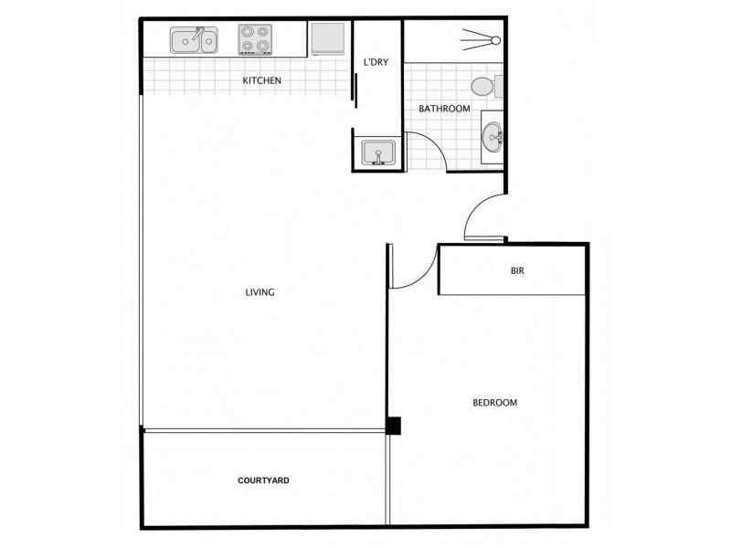 202/28 Wills Street, Melbourne VIC 3000 Floorplan