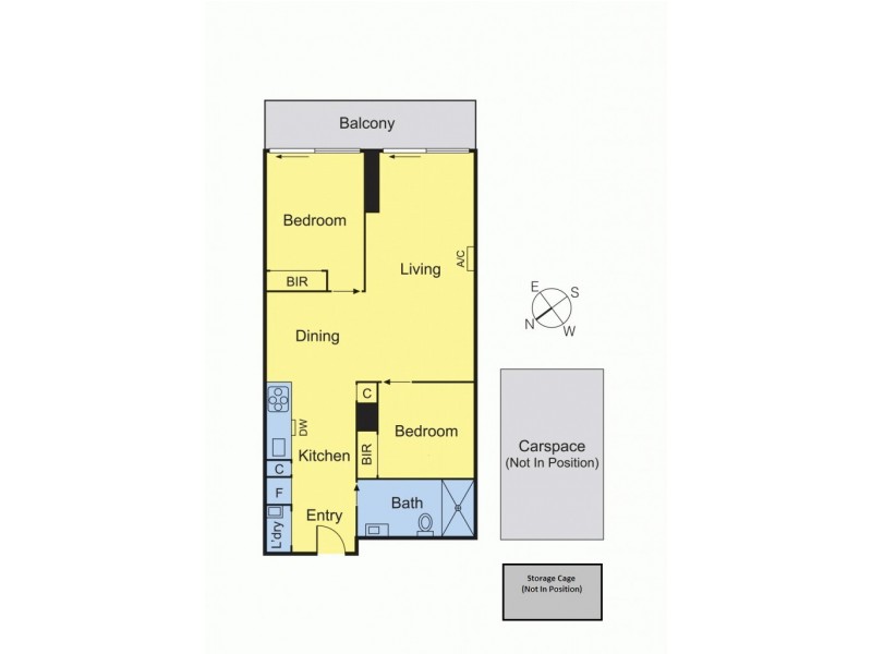 1013/35 Malcolm Street, South Yarra VIC 3141 Floorplan