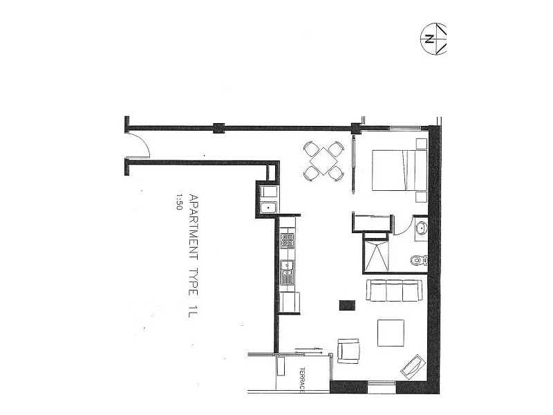 206/25-33 Wills Street, Melbourne VIC 3000 Floorplan