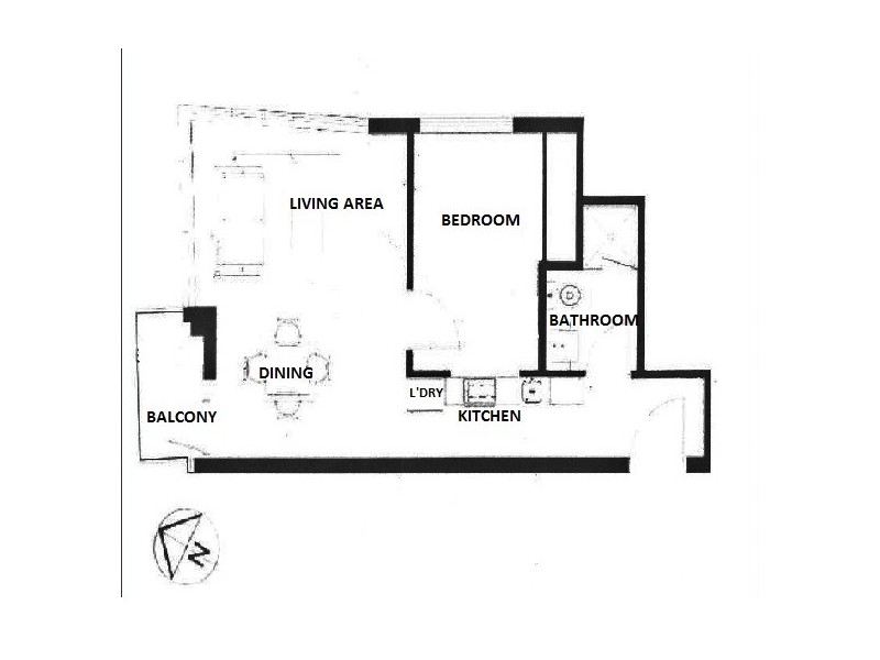 406/8 Exploration Lane, Melbourne VIC 3000 Floorplan