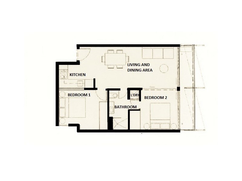 2902/31 A’Beckett Street, Melbourne VIC 3000 Floorplan