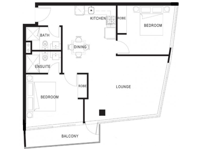 2002/8 Exploration Lane, Melbourne VIC 3000 Floorplan
