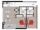 1305/8 Downie Street, Melbourne VIC 3000 Floorplan