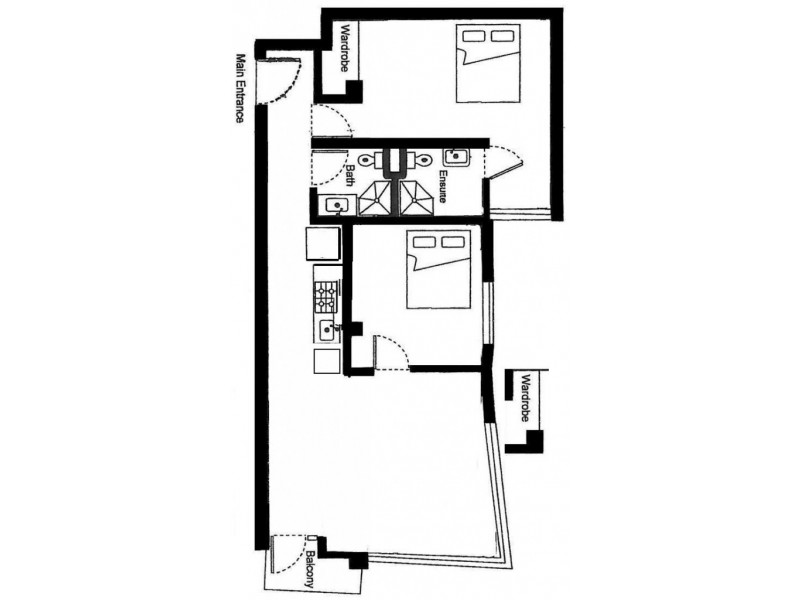 1101/8 Exploration Lane, Melbourne VIC 3000 Floorplan
