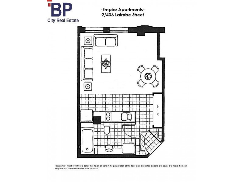 2/406 La Trobe Street, Melbourne VIC 3000 Floorplan