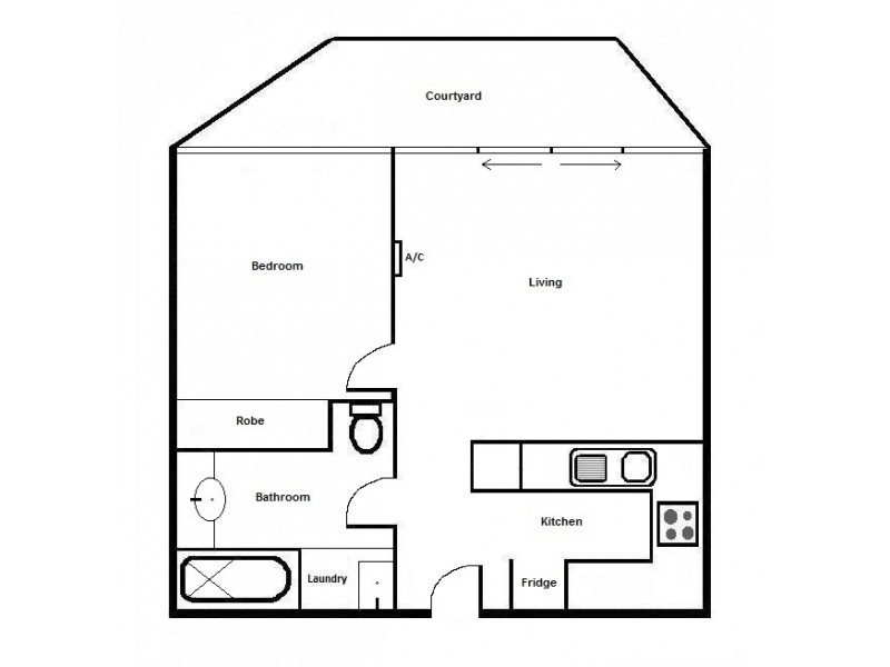 15/398 La Trobe Street, Melbourne VIC 3000 Floorplan