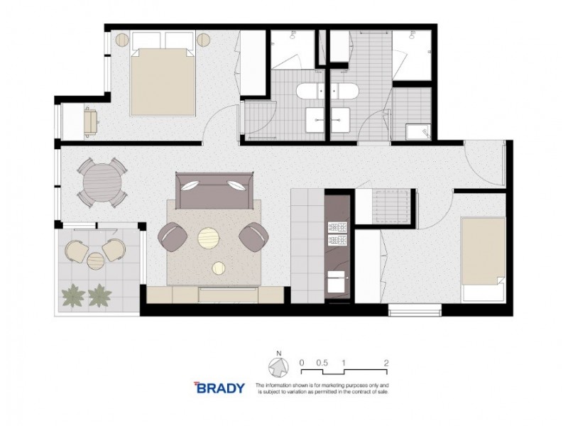 4506/500 Elizabeth Street, Melbourne VIC 3000 Floorplan