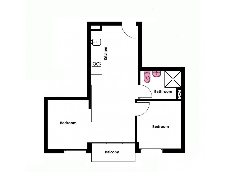 707/160 Little Lonsdale Street, Melbourne VIC 3000 Floorplan