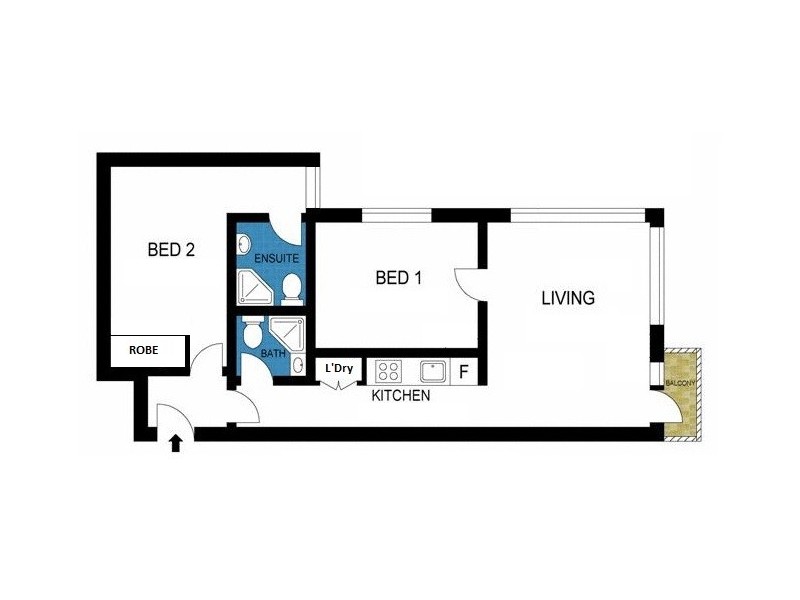 1701/8 Exploration Lane, Melbourne VIC 3000 Floorplan