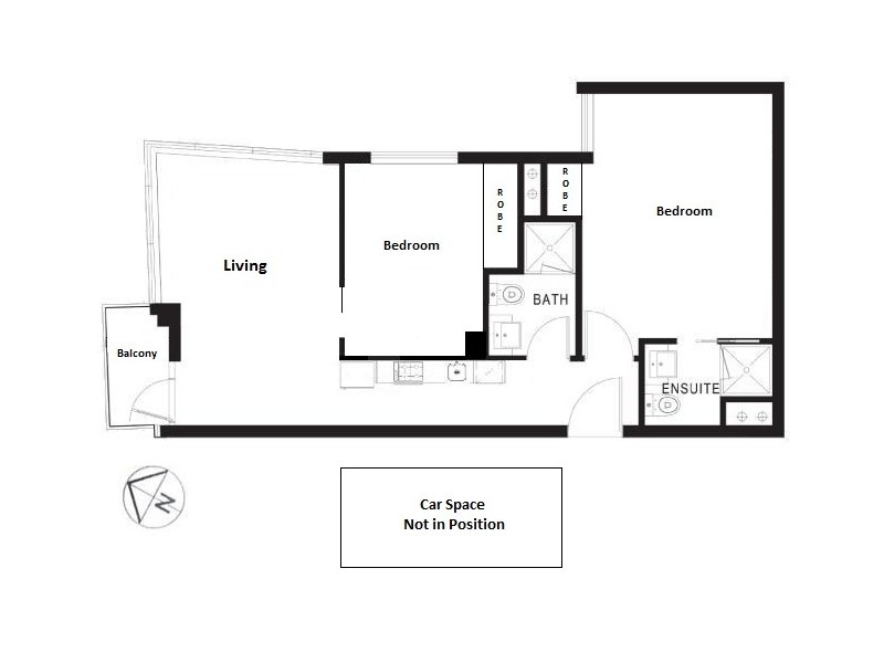 2606/8 Exploration Lane, Melbourne VIC 3000 Floorplan