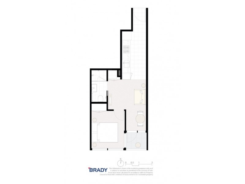 4308/500 Elizabeth Street, Melbourne VIC 3000 Floorplan