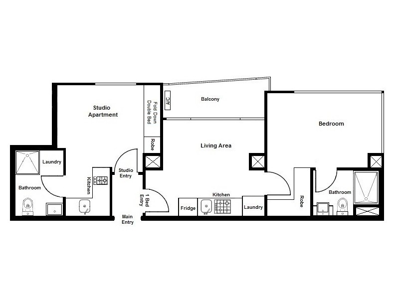 202/8 Exploration Lane, Melbourne VIC 3000 Floorplan